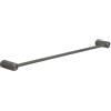 Gedy Ande Porta Asciugamani Bagno da Parete Lunghezza 60cm, Porta Salviette Bagno da Muro in Acciaio Inox AISI 304 con Finitura Gun Metal, Fissaggio tramite Viti Incluse nella Confezione