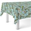 ECOMMERC3 | Tovaglia in tela cerata rettangolare dimensioni 240 x 140 cm - stile, durata e facile pulizia per il tuo tavolo - Tovaglia in tela cerata antimacchia e impermeabile - Amazonas Blu