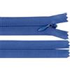 cyclingcolors 2x Cerniera invisibile N°3 50 cm - chiusura lampo in poliestere con cursore, estremità aperta, per cucito sartoria abbigliamento giacche cappotti - blu denim scuro
