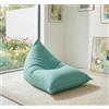 Cieffepi Home Collections TOLDO pouf medium e small per esterno impermeabile (Verde Acqua, Medium)