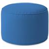 chilly pilley Sgabello Poggiapiedi Impermeabile Pouf A Sacco Con Imbottitura Eps Cuscino Per La Seduta Pouf Rotondo Per Bambini E Adulti Ampia Scelta Di Colori (Blu)