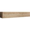 MB Muebles Bonitos, Mobile TV Sospeso a Parete Aitana M2, Soggiorno Moderno, Colore Rovere, 180x40x30cm