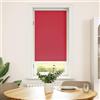 Generico Tenda a Rullo Oscurante 64,4x120 cm Tessuto Larghezza 60 cm Rosso,Tende alla Veneziana