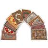 FADEDA 10 tappeti in miniatura/altezza: 0 cm/dipinti a mano/statuette fedeli ai dettagli, decorazione da tavolo di Natale accessori presepe