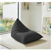 Cieffepi Home Collections TOLDO pouf medium e small per esterno impermeabile (Nero, Small)