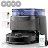 Lefant M3 Ultra Robot Aspirapolvere Lavapavimenti con Mappatura, 23000Pa, Laser dToF 360°, Stazione All-in-One 3,2L, Lavaggio Mop 75°C con Asciugatura, Evitamento PSD, WiFi 2.4G/5G, Alexa/App
