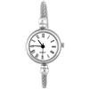 Joyzan Orologio Donna Piccolo Bracciale, Analogico Femminile Rotondo Quadrante Lega Aperto Polso Cinturino Gioielli con Cinturino in lega Movimento al Quarzo Alla Impermeabile per Regalo Ragazza