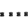 Dilwe Estensione Esagonale RC da 12 Mm, Distanziali Ruota in Lega di Alluminio per Auto RC 1/10, con stabilità Migliorata per Curve Ad Alta velocità (BLACK)