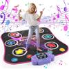 Comius Sharp Tappeto da Ballo per Bambini 3-12 Anni, Tappeto Musicale con Luci LED, Tappetino da Ballo con 5 modalità di Gioco e 3 Livelli di Sfida (Viola)