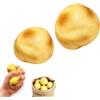 Generico Mashed Potato Squishy, Realistic Food Squishy Potato, Potato Handmade Fidget Toy Squeeze Shapeable for Anxiety Relief, Handmade Fidget Squeeze Ball (2 Pcs)