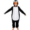 Funidelia Costume da pinguino onesie per bambini, Animali, Polo Sud - Tenuta per bambini per feste, Carnevale e Halloween - Taglia 3-4 anni