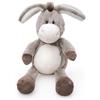 JynxtoyZeal Asino di Peluche, Simpatico Peluches Asinos, Giocattolo di Peluche Asino Animale, Compleanno Regalo per Amici(32cm, Grigio)