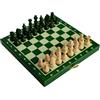 Sunrise Chess & Games Mini scacchi scolastici 20 cm, verde