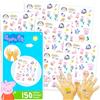 Peppa Pig Disney Tattoos Set di 150 Tatuaggi temporanei di Peppa Pig