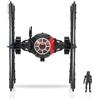 Jazwares STAR WARS - Micro Galaxy Squadron First Order Special Forces TIE Fighter - Veicolo da 5 con ali rimovibili, torretta rotante e accessorio per microfigure da 2,5 cm