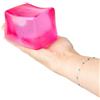 SCRUNCHEMS Zucchero gigante, giocattolo sensoriale, antistress, con gel a movimento lento, rosa o blu, età 3+