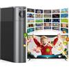 GREENTREEN Console Giochi TV per Bambini: con Sensore di Movimento AR - Sistema Plug and Play per Sport in Casa - Videogiochi Interattivi Educativi - Idea Regalo per Bambino e Bambina 3+ Anni (Gris)