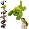 nnOuOnn Dinosauro Piumato Plüschtier Kuscheltier, morbido peluche di stoffa per comfort e relax, morbido cuscino di peluche per adulti, compagno di coccole per ridurre l'ansia e supportare il sonno (45 cm)