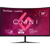 Viewsonic VX Series VX3218C-2K Monitor PC 81,3 cm [32] 2560 x 1440 Pixel Quad HD LED Nero (Viewsonic 32 Inch Curved Gaming Monitor, QHD, 180Hz, Freesync, 2xHDMI, DisplayPort, 1ms VESA, Speakers) [VX3218C-2K]