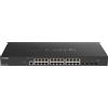 D-Link DXS-1210-28T switch di rete Gestito L2/L3 10G Ethernet (100/1000/10000) 1U Nero [DXS-1210-28T]