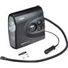 Amazon Basics Compressore d'aria Amazon Basics, compatto, portatile, gonfiatore per pneumatici, spegnimento automatico con luce LED, DC 12 V, 10,3 bar, nero