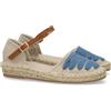 shoes&blues.es Espadrillas da donna dal design fresco e naturale, perfette per l'estate. Caratterizzate da cinturini colorati sul davanti. Punta e tallone chiusi, suola in juta comoda e leggera. Blu Talla 39