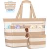 ENONEO Borsa Mare Grande XXL Famiglia Borsa da Spiaggia Impermeabile con Cerniera