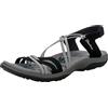 Skechers Reggae Slim Takes Two, Sandali Donna, Nero Black Gore Durabuck Charcoal Trim, 39 EU