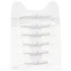 ZIHDKE 12 pezzi di lacci elastici in silicone colorati senza, comodi for bambini e adulti Per Scarponi(White)