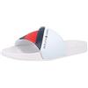 Tommy Hilfiger Flag Print Pool Side Bianca Faux Pelle Slides Sandali