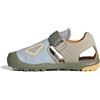 adidas Unisex - Bambini e ragazzi Terrex Captain Toey 2.0 Sandals Sandal, Crystal Sky/Wonder Alumina/Ice Tangerine, 38 EU
