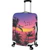 LNXSESN Cprivaligia Oro Viola Rosa Coprivaligia Media Elastica Copri Valigia Media Lavabile Anti-Graffio Copertur Copertura Valigia con Cerniera Copri Trolley Riusabile Luggage Cover Per 22-25 Pollici