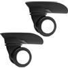 ZwaitL 2 ruote di ricambio per carrelli, resistenti, per bagagli, valigie, 360 gradi, W092, 11.7x7.8in