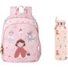 Tutete Set Zaino Scolastico e Borraccia Acciaio Inossidabile 750 ml BPA | Little Red