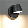 HAWEE Moderna Applique da Parete LED Lampada da Lettura da Parete | Faretto da Parete LED Lampada da Parete, 350° Orientabile, Stile Nordico, per Camera da Letto Soggiorno Corridoio Scale