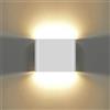 KAWELL 6W Moderno Applique da Parete LED Lampada da Parete Alluminio