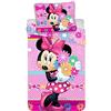 Disney Minnie - Parure da letto 1 posto, 100% cotone