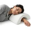 YASTA Cuscino Cervicale Memory Foam Ortopedico ad Arco da Letto per Collo