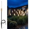Planetitaly Lampione con Picchetto LED 0.5W Basso Consumo 24V Lampioncino Stelo di Luce Naturale 4000K Palo Luminoso Giardino Terreno Cespugli Vialetti (120cm)