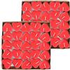 CHUANGOU 100 pezzi Candela D'amore Romantico，Tealight Candele，per San Valentino, compleanno, proposte, matrimoni, feste.（rosso）
