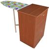 Mobile con asse da stiro in legno con 3 ante noce bianco ciliegio frassinato cm 40x54xH84