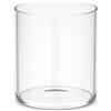 KORAT - Vaso in Vetro Trasparente Cilindrico per Fiori Portacandela Centro Tavola Decorazione Matrimonio - Design Moderno Elegante - Diametro 12 cm Altezza 15 Cm (12x12x15 Cm)