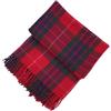 BRAW CLANS TARTANS Coperta da viaggio in morbida lana tartan per auto e roulotte - Coperta grande 178x152 cm - Scozzese a quadri, a scacchi, per interni, leggera per esterni, calda, per letto e divano, tappeto da picnic