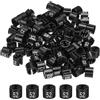 QUARKZMAN Segnataglie per Appendini Colorati Numero 52 Nero 100pz