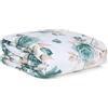 Clara Home Milano Clara Home Trapuntino Primaverile, Copriletto Mezza Stagione in Microfibra Effetto Velluto, Trapunta Leggera Jacquard Foglie, Coperta Letto Morbida Made in Italy, 1 Piazza, Eden Smeraldo