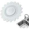 Generisch Cattura capelli per lo scarico della doccia, tappo di scarico del da 12,5 cm, tappetino antiodore, copertura per scarico della doccia, tappo per vasca da bagno, filtro riutilizzabile per