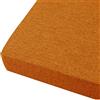 FANSU Cuscino per Seduta in Memory Foam Comfort, per Supporto Lombare e Yoga, per Fianchi, Coccige, Sgabello da Bar, Adatto per Casa, Seggiolino Auto, Sedia da Ufficio (50x50x5cm,Arancione)