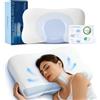 Bedsure Cuscino cervicale in memory foam, a forma di O, con federa traspirante Q-max 0,508, rimbalzo rapido, regalo per chi dorme sul fianco e sulla schiena, 66 x 38 cm