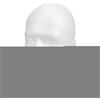 Generico Testa In Schiuma - Wig Display Head | Raccumi Per Display Per Parrucca Del Cappello Da 25x15cm | Testa Di Manichino A Testa Di Schiuma Facile Fissata, Supporto Per Cornici Per Farpicchi Di Manichini,