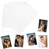 Varenzya 10 Pezzi Mini Cornici Magnetiche per Foto Frigo 10x7 cm, Calamita Portafoto, Cornici Magnetiche per Frigorifero, Magnetismo Porta Foto, per Fotografie, Cartoline e Decorazioni Fai Da Te (Bianco)